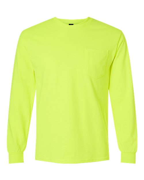 Gildan - Ultra Cotton® Long Sleeve Pocket T-Shirt - 2410