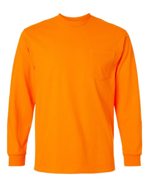 Gildan - Ultra Cotton® Long Sleeve Pocket T-Shirt - 2410